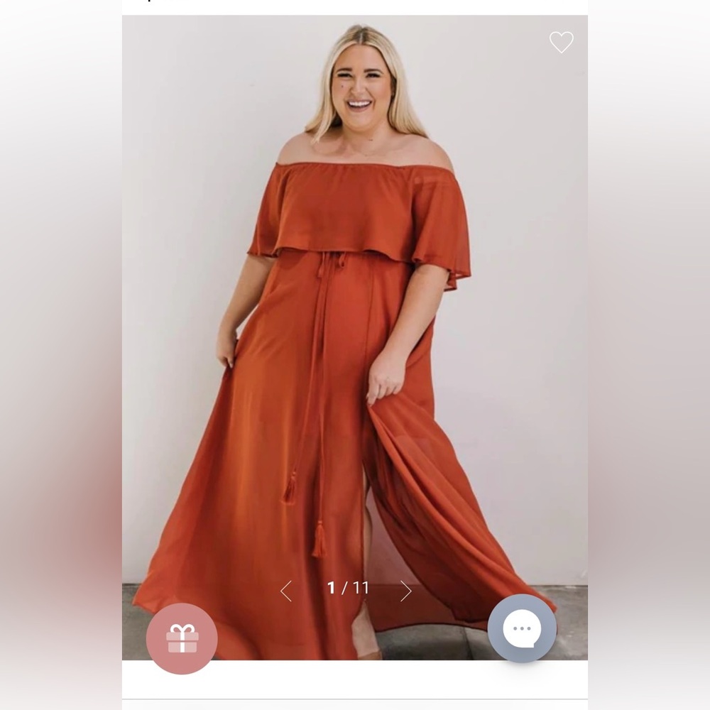 Baltic Born Victoria Off Shoulder Maxi Dress